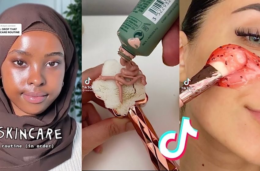  Satisfying Skincare Routine 😍✨ | TikTok Compilation (The BEST Skincare Products)